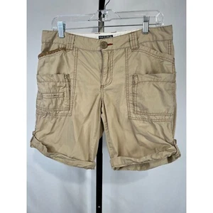 Polo Jeans Co by Ralph Lauren Women's Lightweight Cargo Shorts Size 10 Tan - Picture 1 of 5