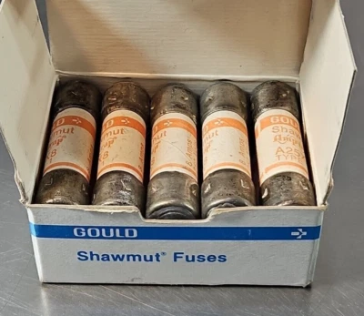 Gould Shawmut Amptrap A25X8 Fuse 250V 8A Type 1 Lot of 10.               Loc4C17 - Image 1 of 4