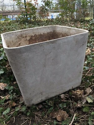 1/2 jardinera vintage WILLY GUHL 50 mediados de siglo brutalista arte escultura hormigón Foto 1 de 4