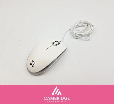XtremeMac USB-C Wired Optical Mouse for Mac iMac Macbook Silver / White Grade B - Image 1 of 4