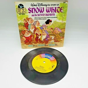 Disco de libro de Disney Blancanieves lectura a lo largo de vinilo 1977 33 rpm 310 - Imagen 1 de 10