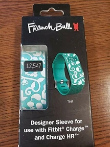 French Bull DESIGNER Sleeve for Fitbit Charge and Charge HR Teal - Picture 1 of 2