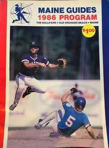 Vintage 1986 Maine Guides Program IL International League - Picture 1 of 1