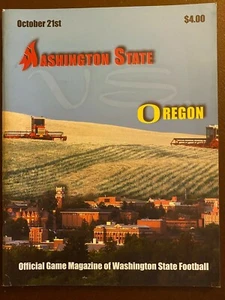 21/10/2006 OREGON DUCKS @ WASHINGTON ST COUGARS PROGRAMA DE JUEGOS DE FÚTBOL AMERICANO UNIVERSITARIO - Imagen 1 de 1