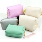 PU Candy Color Travel Toiletry Makeup Bags Zipper Beauty Case Cosmetic Bag