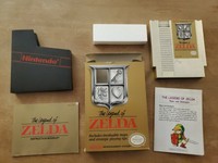 NES Legend of Zelda CIB (Nintendo NES) Complete in Box + Map STAR CODE tab