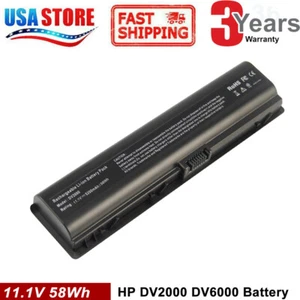 6/12Cell Battery For HP DV2000 DV6000 COMPAQ Presario A900 C700 F500 F700  - Picture 1 of 8