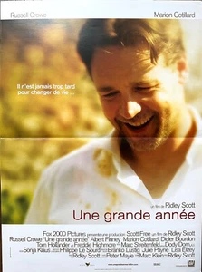 Affiche cinéma UNE GRANDE ANNÉE 40x60cm Poster Russell Crowe / Marion Cotillard - Picture 1 of 1