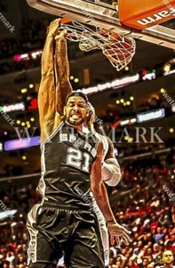 BM745 Tim Duncan Spurs Dunks Basketball 8x10 11x14 16x20 Oil Painting Photo - Picture 1 of 1
