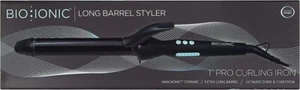 Bio Ionic Long Barrel Styler Curling Hair Iron 1" inch Fast Shipping - Picture 1 of 3