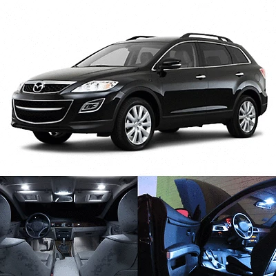 LED White Lights Interior Package Kit For Mazda CX9 2007-2016 (11 pcs) - Image 1 of 4