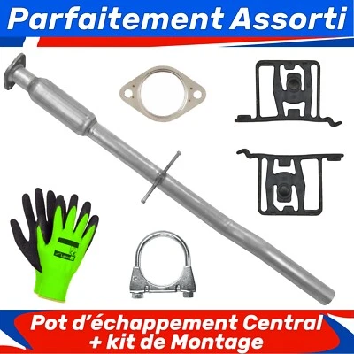 Pot d’échappement central pour Mini Cooper R50 R52 R53 Hayon, Cabrio 1.6 01-08 - Photo 1/4
