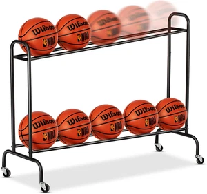 Tilt Basketball Rack Ball Storage Holder - Tilt Basketball Shooting Training Rac - Picture 1 of 12