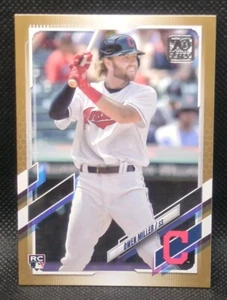 Owen Miller 2021 Topps Update US260 Gold Parallel /2021 RC Rookie Cleveland - Picture 1 of 2