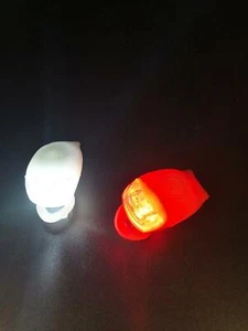 2 piezas luces traseras LED de silicona impermeables delanteras traseras fáciles de encender EE. UU. - Imagen 1 de 3