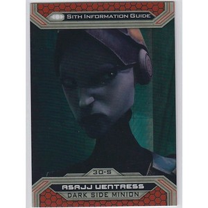 2015 Star Wars Chrome Perspectives Prism Refractor 121/ 199 ASAJJ VENTRESS 30-S