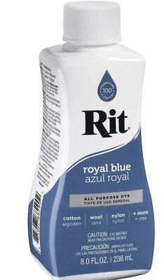 Tinte líquido multiusos Rit 8 OZ azul real Foto 1 de 4