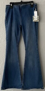 CHELESA & VIOLET GIRLS FLARE BLUE DENIM JEANS SIZE LARGE NWT - Picture 1 of 8