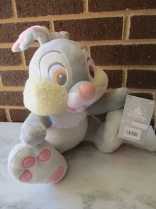 "Thumper" Conejo 12" Sentado Peluche Gris-Etiqueta Parques Disney-6" Largo Pies Grandes - Imagen 1 de 6