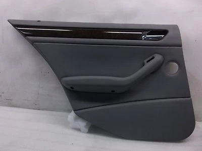 Tarjeta del panel de la puerta trasera izquierda del lado del conductor gris BMW 2001-2005 330I E46 OEM AK61145 Foto 1 de 4