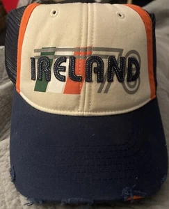 Irland Mütze Kappe OSFA Fußball Futbol neu mit Etikett Riemen hinten sehr schön & bunt - Bild 1 von 7