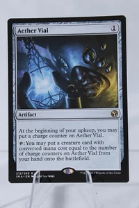 MTG Aether Vial Iconic Masters 212/249 Regular Rare Collectible Trading Card - Picture 1 of 3