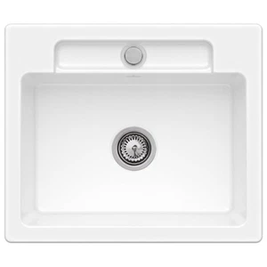 Villeroy & Boch Siluet 60 S 1.0 Schüssel weiß Keramik Küchenspüle - KEIN ABFALL - Bild 1 von 3