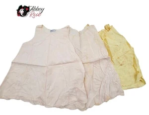 Vintage Pemae 6 months Handmade Infant's Dress/Slip Embroidered 3 Total - Picture 1 of 17