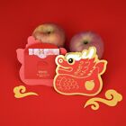 6PCS Simple Lucky Money Bag Fortune Red Packet  Spring Festival 2024