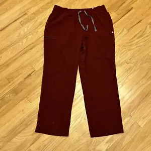 Pantalones Médicos FIGS Yola Cintura Alta Borgoña W20SW2031 PO 1927 Talla XXL - Imagen 1 de 6