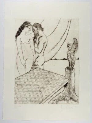 Ernst Marow: Radierung »Odyssee« handsigniert-e.a. Ex.- von 2007 - Bild 1 von 2