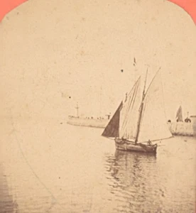 Le Havre Entrance Harbor France Old Stereo Photo Neurdein 1880 - Picture 1 of 3