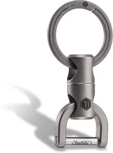 KeyUnity KM13 Swivel Keychain D Ring Key Shackle,Titanium Rotatable Organizer - Picture 1 of 7