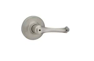 KWIKSET Dorain Privacidad Cama Baño Puerta Palanca Juego Níquel Satinado Envío Gratis - Imagen 1 de 2