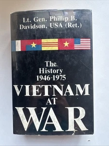 VIETNAM AT WAR The History 1946-1975 Vintage 80s Military History Book - Imagen 1 de 9
