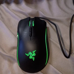 Razer Mamba Elite RZ01-0256 Wired Gaming Mouse Tested Works Great - Picture 1 of 5