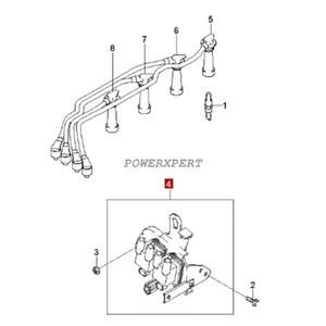 U2051 OEM NGK Ignition Coil For 2005-2007 Kia Spectra Spectra4 Sportage 2.0 L4 - Picture 1 of 6