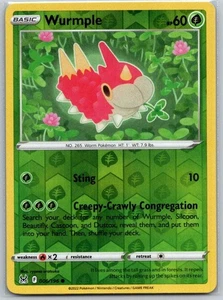 Wurmple 006/196 Reverse Holo SWSH11: Lost Origin NM - Picture 1 of 2