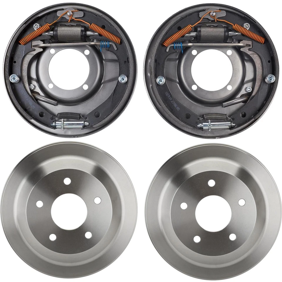 Rear Bendix Style Drum Brake Kit, 2 Inch, Fits 1937-48 Ford - Изображение 1 из 4