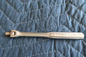 Vintage Craftsman 1/4” Drive Breaker Bar USA =V= Series see pictures - Foto 1 di 5