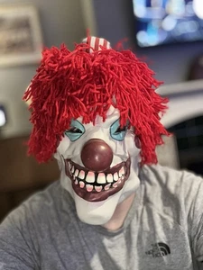 Halloween Latex Clown Maske Erwachsene - Bild 1 von 5