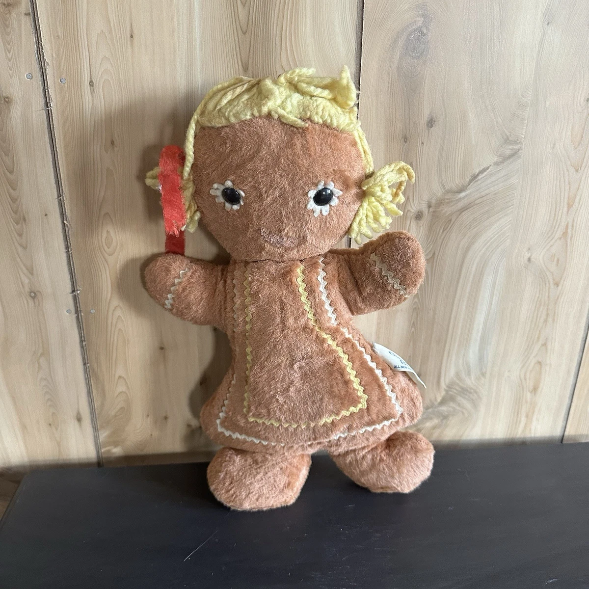 ぬいぐるみ Gingerbread Boy l Vintage 60s 1960's Knickerbocker Dolls Of Distinction Plush Christmas