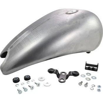 Drag Specialties Smooth Top Stretched Gas Fuel Tank 84-99 Harley Softail FLST FX Foto 1 de 1