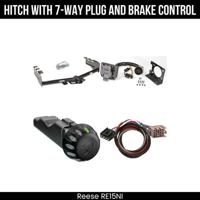 Hitch Tow PKG+ 制动控制 适用于 99-13 Silverado Sierra 1500 HD 2500LD 经典 — 第 1/4 张图片