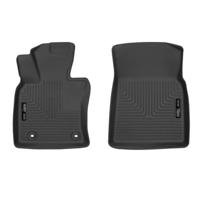 Alfombrillas Husky X-Act Contour de goma negras DuraGrip de primera fila para Toyota Camry Foto 1 de 4