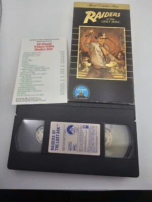 Indiana Jones RAIDERS of the LOST ARK Special Collector's Series VHS. Good  - Image 1 of 2