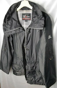 Zeroxposur Evolution Captured Men's L Windbreaker Full Zip Button Black Jacket - Picture 1 of 10