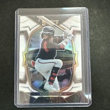 2023 Panini Select Samuel Zavala Concourse 49/149 White Refractor S.D. Padres