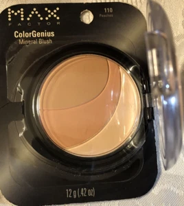 Max Factor ColorGenius Mineral Blush Pressed Powder ~ Peaches 110 - Picture 1 of 3