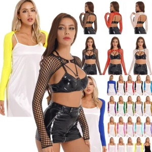 Women Chiffon 3/4 Sleeve Cardigan Ruffle Cape Jacket Evening Dress Cover Up - Picture 1 of 175